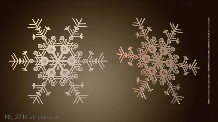 Нестандарт Снежинка ледяная