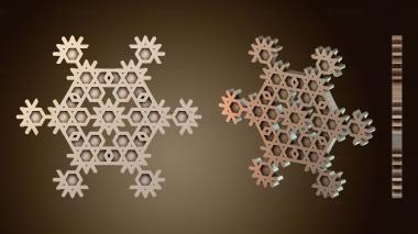 3D модель Снежинка хрустящая (STL)