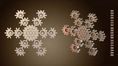 3D модель Снежинка очаровательная (STL)