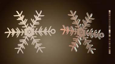 3D model Snowflake Small Flake (STL)