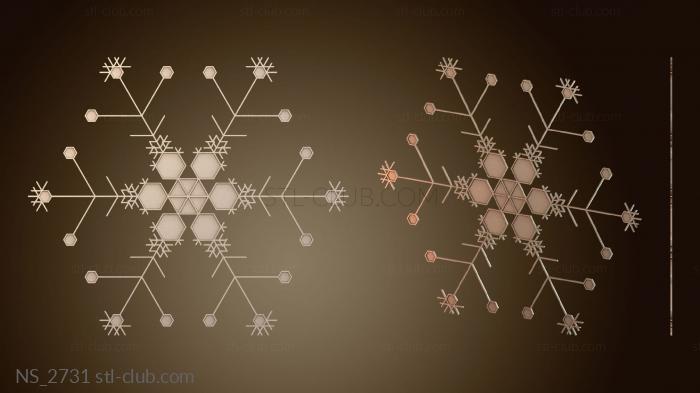 Нестандарт Снежинка уникальная