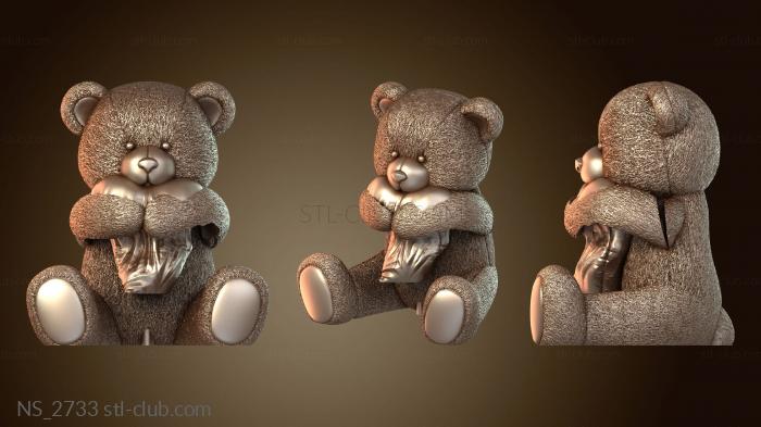 Нестандарт Мягкий плюшевый мишка мульти