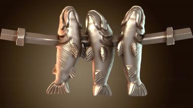 3D model Spit Fishes (STL)