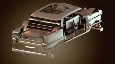 3D модель Стилизованная полицейская машина (STL)