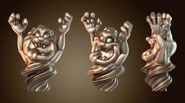 3D model Taz the Tasmanian Devil from Looney Tunes (STL)