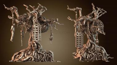 3D model Terrain Han Tree Hanging Cage (STL)