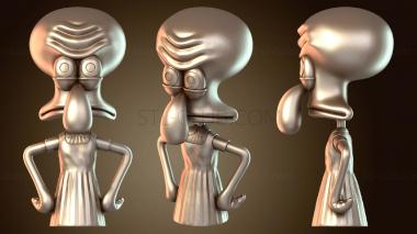 3D model The Real Squid (STL)
