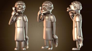 3D model The Simpsons Moe Szyk (STL)
