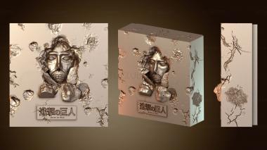 3D модель Нападение Стенных Титанов на Сингэки Кёджина (STL)