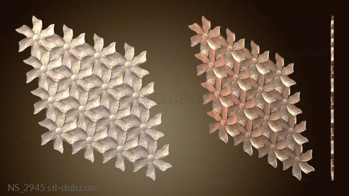 Нестандарт Плитка Kaza Concrete Petal Декоративная