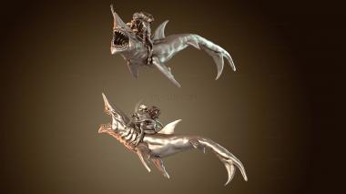 3D модель Дикие войска акул-призраков (STL)