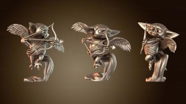 3D model Valentines Grogu Cupid (STL)
