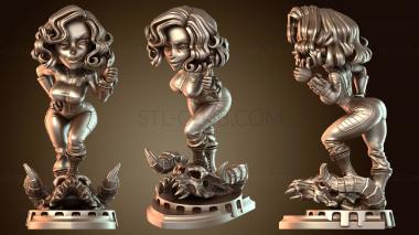 3D мадэль Прыгающая девочка из подземелья (STL)