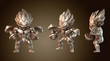 3D model Vegeta Gym Sayan Bar (STL)