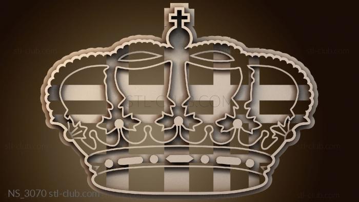 Нестандарт Декоративная форма для печенья «Корона»
