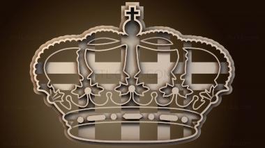 3D мадэль Декоративная форма для печенья «Корона» (STL)