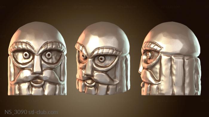 Нестандарт Статуя гнома с лицом викинга