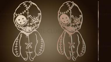 3D мадэль Кукла Вуду (STL)