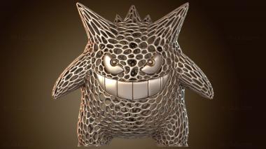 3D model Voronoi Gengar Stylish (STL)