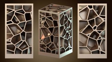 3D модель Лампа Вороного Vlamp (STL)