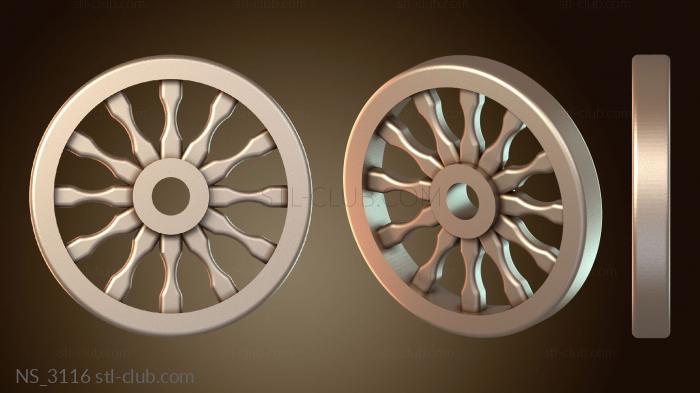 Нестандарт Подвеска в виде колеса повозки