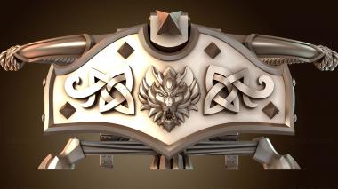 3D модель Храбрый воин (STL)