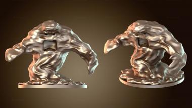 3D мадэль Динамика стихии воды (STL)