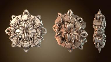 3D модель Монета лесных эльфов, двусторонняя (STL)