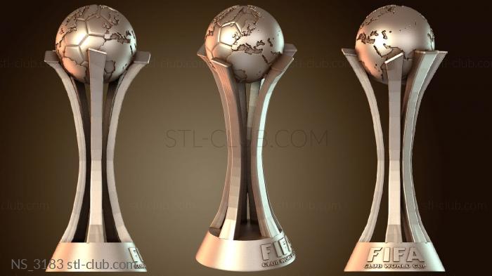 Нестандарт Клубный трофей Кубка мира упал