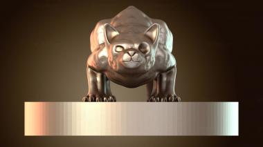 3D model Zombie Cat (STL)