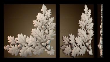 3D мадэль Ветка каштана (STL)