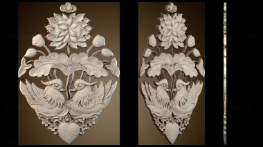 3D model Lotus pattern design (STL)