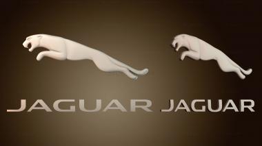 3D мадэль Логотип Ягуара (STL)