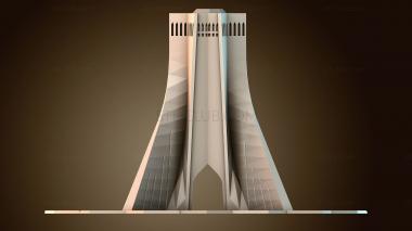 3D модель Башня Азади — Тегеран, Иран (STL)