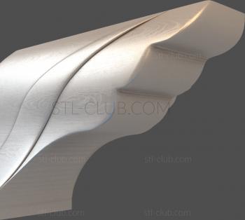 3D model 3d model of the leg, stl, file for cnc (STL)