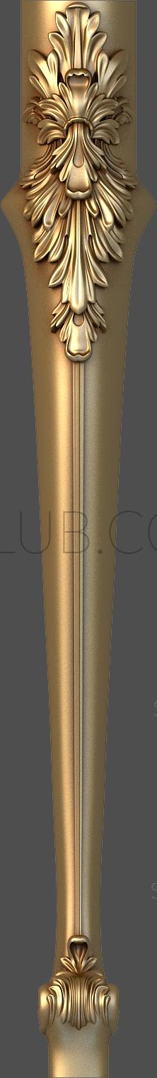 3d stl model of furniture legs