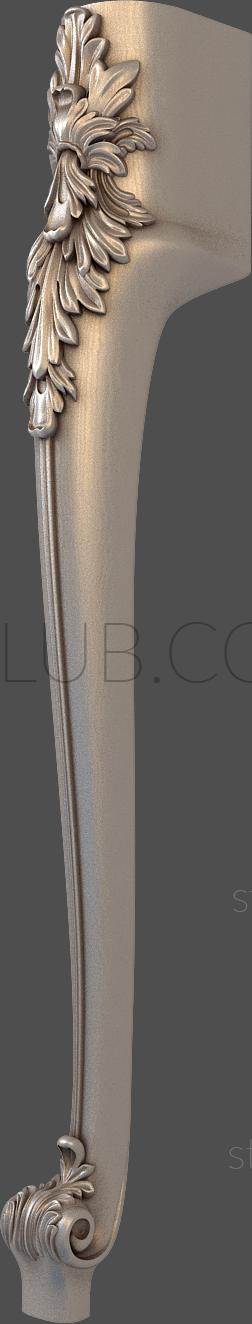 3D model 3d stl model of furniture legs (STL)