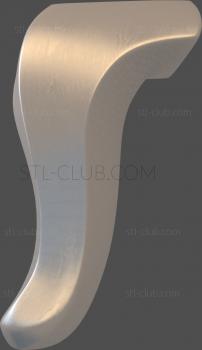 3D model 3d stl model of furniture legs (STL)