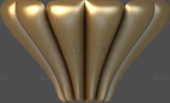 3d stl model of furniture legs