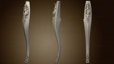 3D model Foot with two overlays version1 (STL)