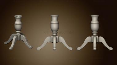 3D model Dining table leg (STL)