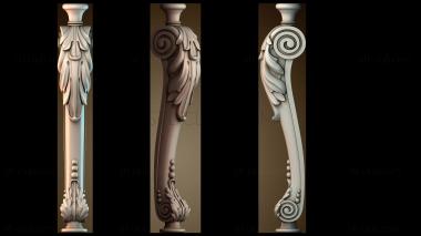 3D модель Ножки для столов и стульев (STL)