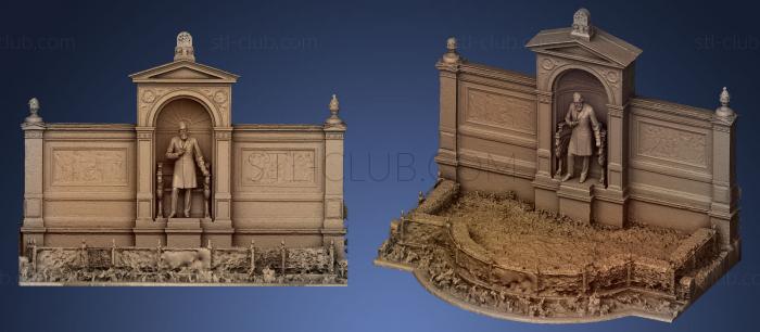 3D модель Мемориал Альбрехта фон Грефе (STL)