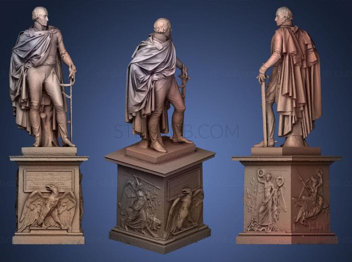 3D model General Friedrich Wilhelm von Blow (STL)