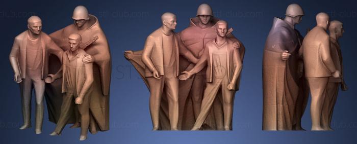 3D model Memorial Statue Sachsenhausen Concentration Camp (STL)