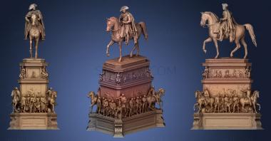 3D model Reiterstandbild Friedrich der Groe17 (STL)