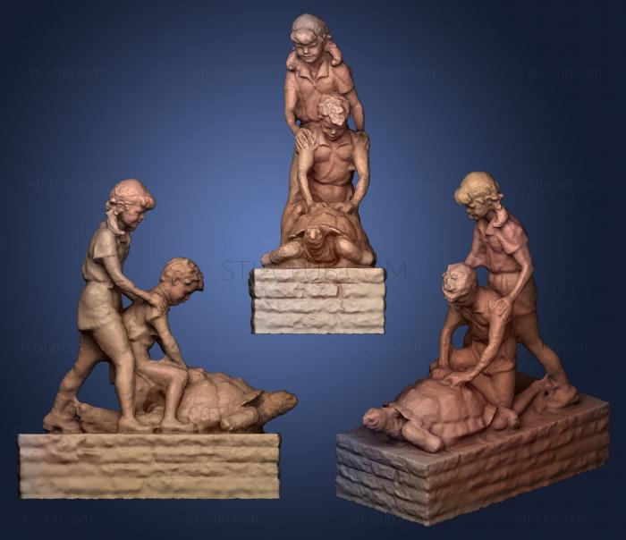 3D model Schlos Kopenick Children (STL)