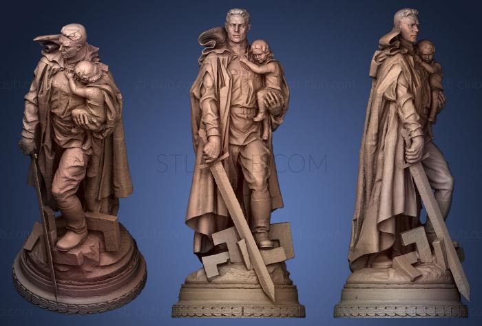 3D model Soviet War Memorial19 (STL)