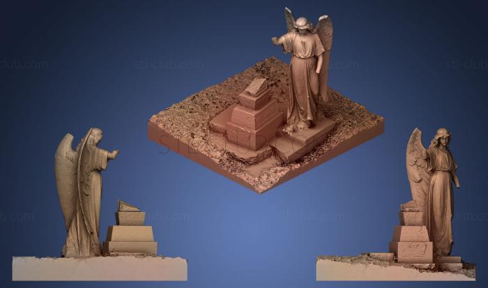 3D мадэль Кладбищенская скульптура (STL)