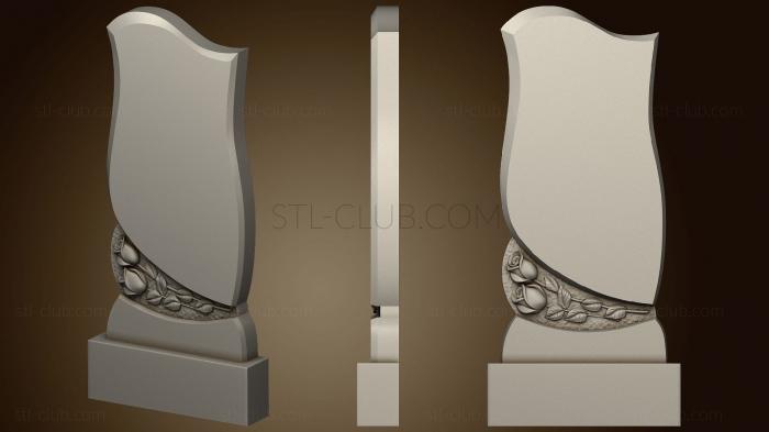 3D model Monument with roses (STL)